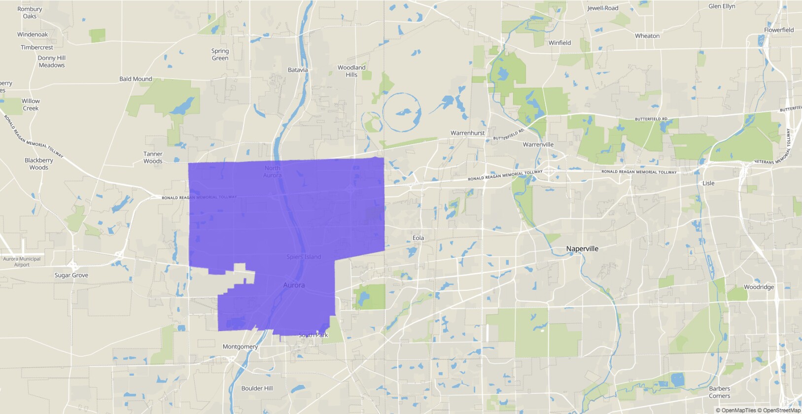 Illinois House 83rd District map.